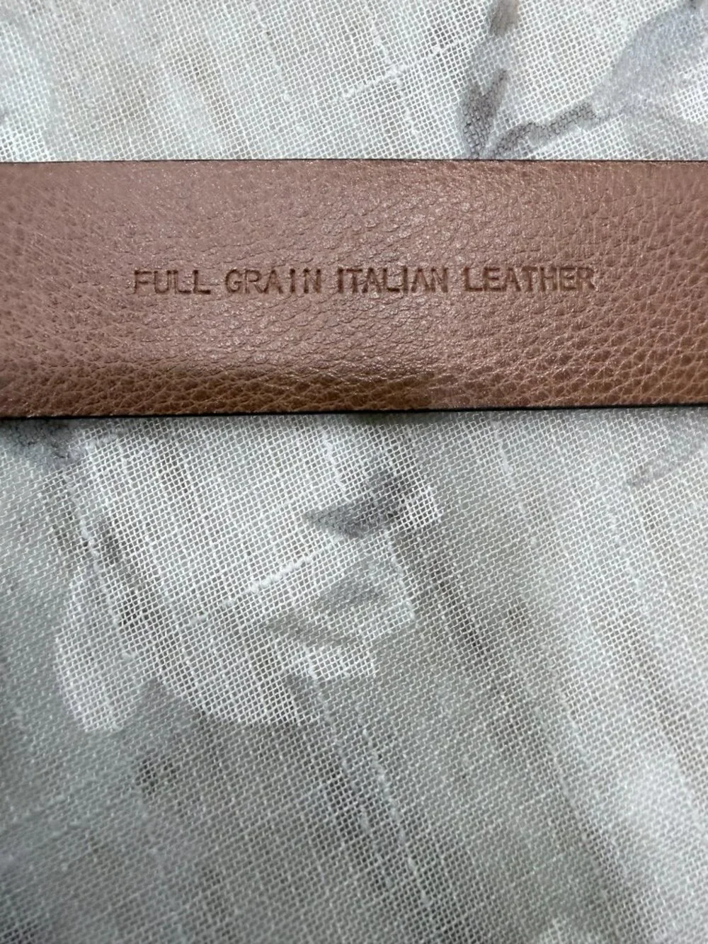 Full Grain Italian Leather Belt Black XL 52/130 Excellent Condition & Beautiful